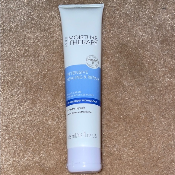 Avon Moisture Therapy Hand Cream - White and Blue - Picture 1 of 2